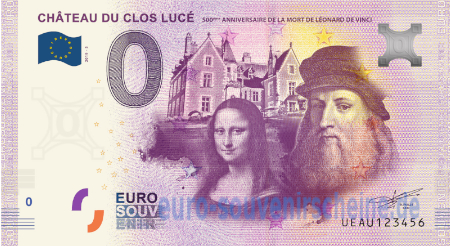 UEAU-2019-5 CHÂTEAU DU CLOS LUCÉ 500eme ANNIVERSAIRE DE LA MORT DE LEONARDO DA VINCI
